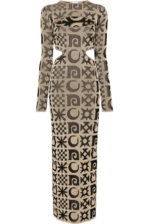 Nanushka Onika jacquard midi dress