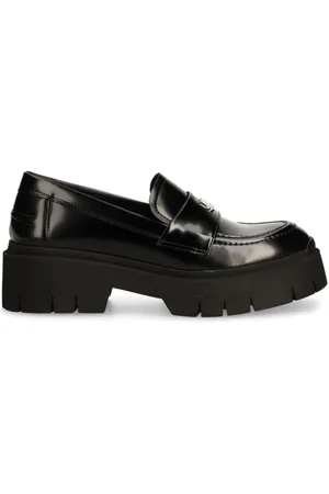 HUGO BOSS Logo-plaque platform loafers