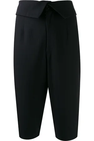 Comme des Garçons 1988 foldover waistband knee-length bermudas