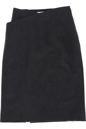 Gianfranco Ferré 1980s wool midi skirt