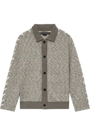 Andersson Bell Lace-up knitted cardigan