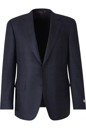 CANALI Checked wool blazer