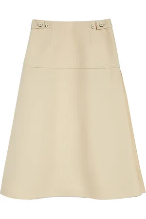 Jil Sander Buttoned A-line midi skirt