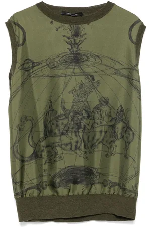 Fabiana Filippi Graphic-print vest