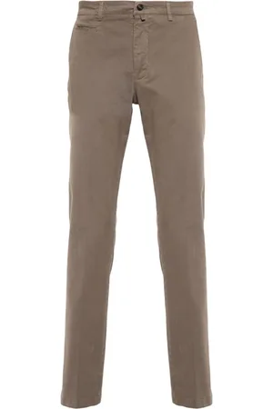 BRIGLIA Slim-cut chino trousers
