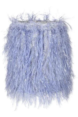 DOUUOD KIDS Fringed mini skirt