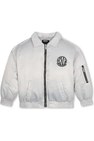 DKNY Logo-patch puffer jacket