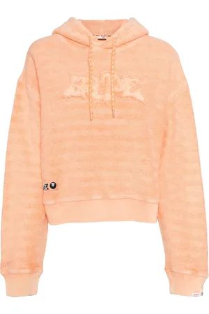 A Bathing Ape Logo-embellished cotton hoodie