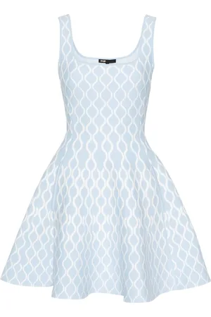 Maje Patterned-jacquard mini dress