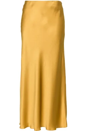 FORTE FORTE Flared crepe midi skirt