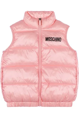 Moschino Logo-print puffer vest