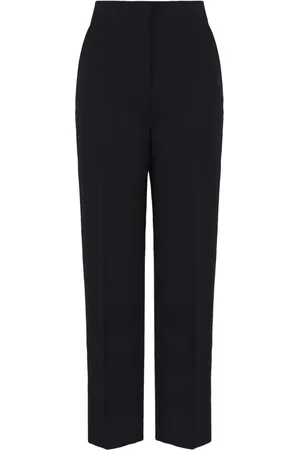 Giorgio Armani High-waisted wool trousers