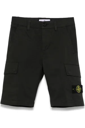 Stone Island Compass-badge cargo shorts