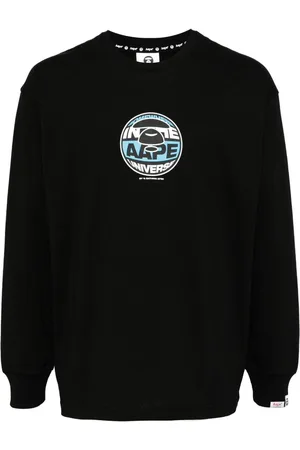 A Bathing Ape Logo-print long-sleeve T-shirt