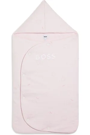HUGO BOSS Logo-embroidered organic cotton nest