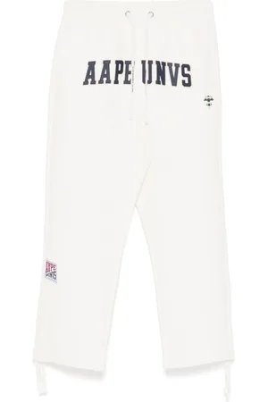 A Bathing Ape Debossed logo pants