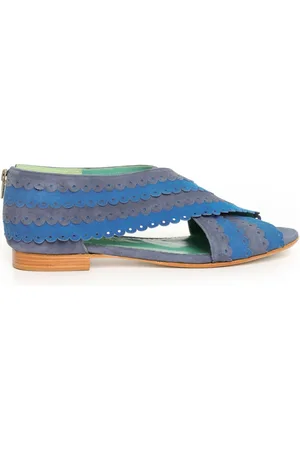 Sarah Chofakian Lauder cross-strap flat sandals