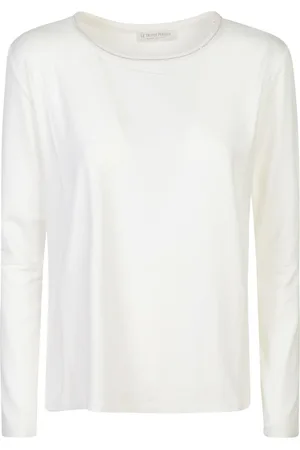 LE TRICOT PERUGIA Embellished neckline t-shirt