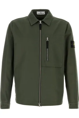 Stone Island Compass-badge shirt jacket