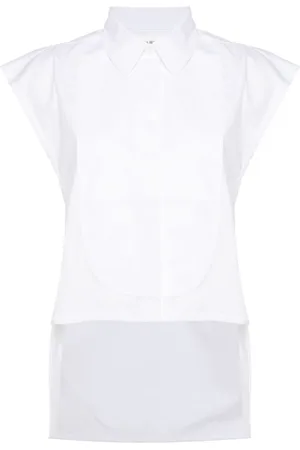 Victoria Beckham Panel-detail sleeveless shirt