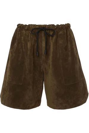 J.W.Anderson Drawstring leather shorts
