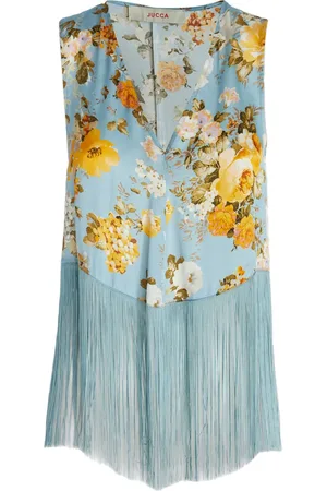 Jucca Fringe-hem vest