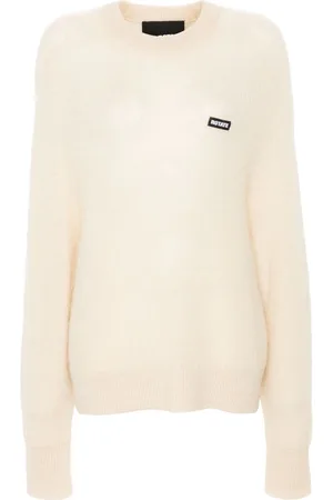 ROTATE Light-knit logo sweater
