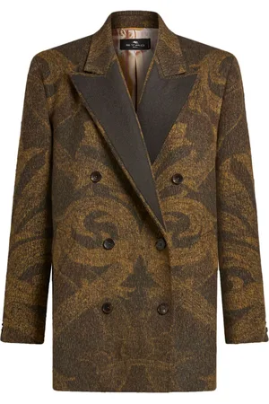 Etro Jacquard wool blazer
