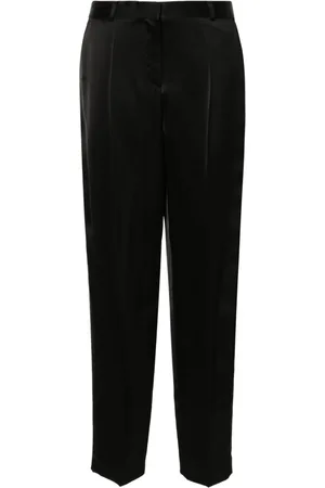 Totême Low-rise satin trousers