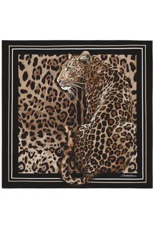 Dolce & Gabbana Leopard-print scarf