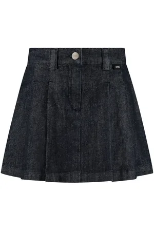 Aspesi Pleated denim skirt