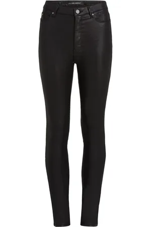 Karl Lagerfeld Metallic-finish skinny jeans