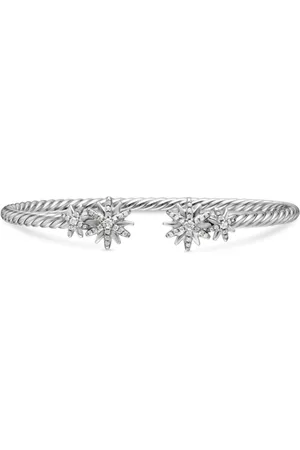 David Yurman Sterling Starbust diamond bracelet (3.5mm)