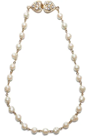 Saint Laurent 1990s faux-pearl necklace