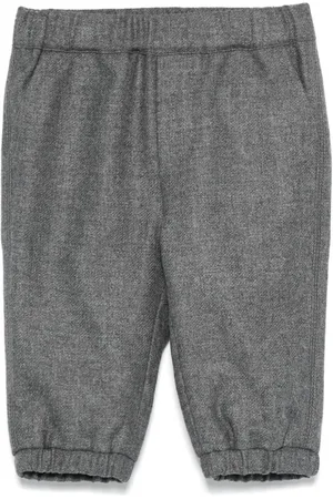 Emporio Armani Logo-patch trousers