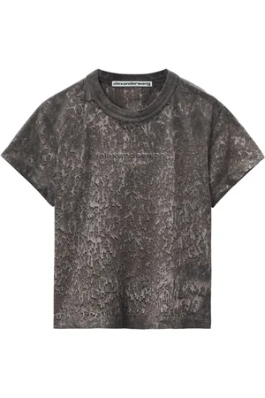 Alexander Wang Splatter-wash cotton T-shirt