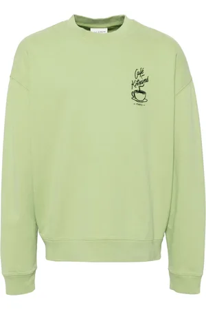 Café Kitsuné Logo-embroidered sweatshirt