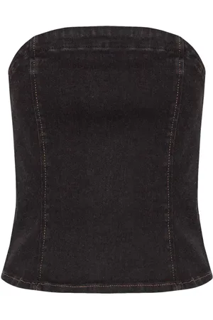 Gestuz Zipped strapless top