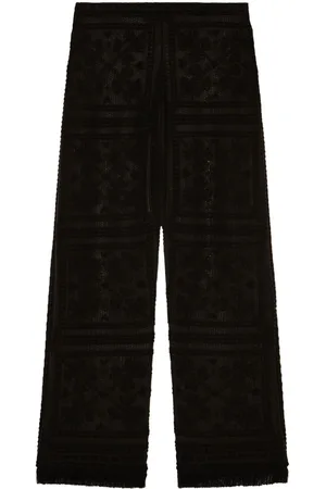 Alanui Kiss by the Book straight-keg trousers