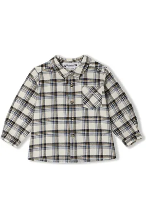 BONPOINT Gillo plaid shirt