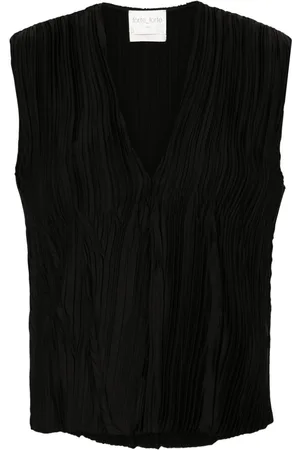 FORTE FORTE Sleeveless pleated blouse