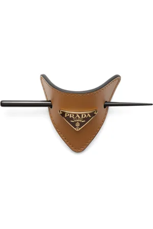 Prada Leather hair clip