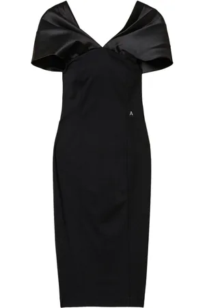Twin-Set V-neck midi dress