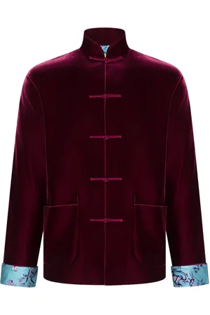 SHANGHAI TANG Winding Stream Party velvet jacket