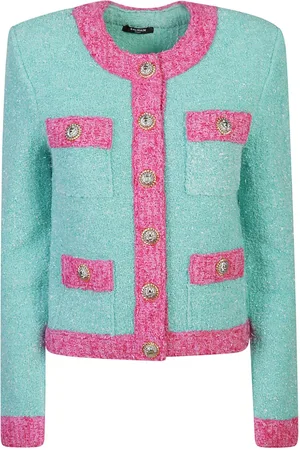 Balmain Cropped tweed jacket