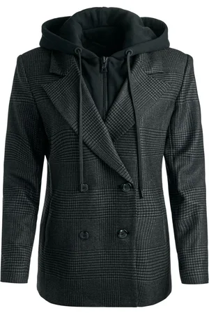 ALICE+OLIVIA Jordan hooded blazer