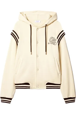 OFF-WHITE Fleece varsity hoodie
