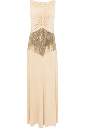 Paco rabanne Chainmail-embellished maxi dress