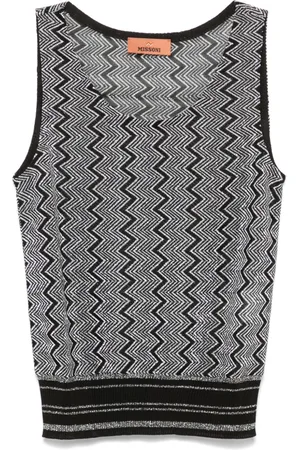 Missoni Zigzag lamé top
