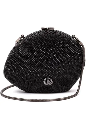 Isla Ibiza Rhinestone-embellished clutch bag
